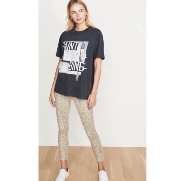 MOTHER Seamless Animal Print Looker Ankle Pants in Running With A Sweet talker - Picture 3 of 12